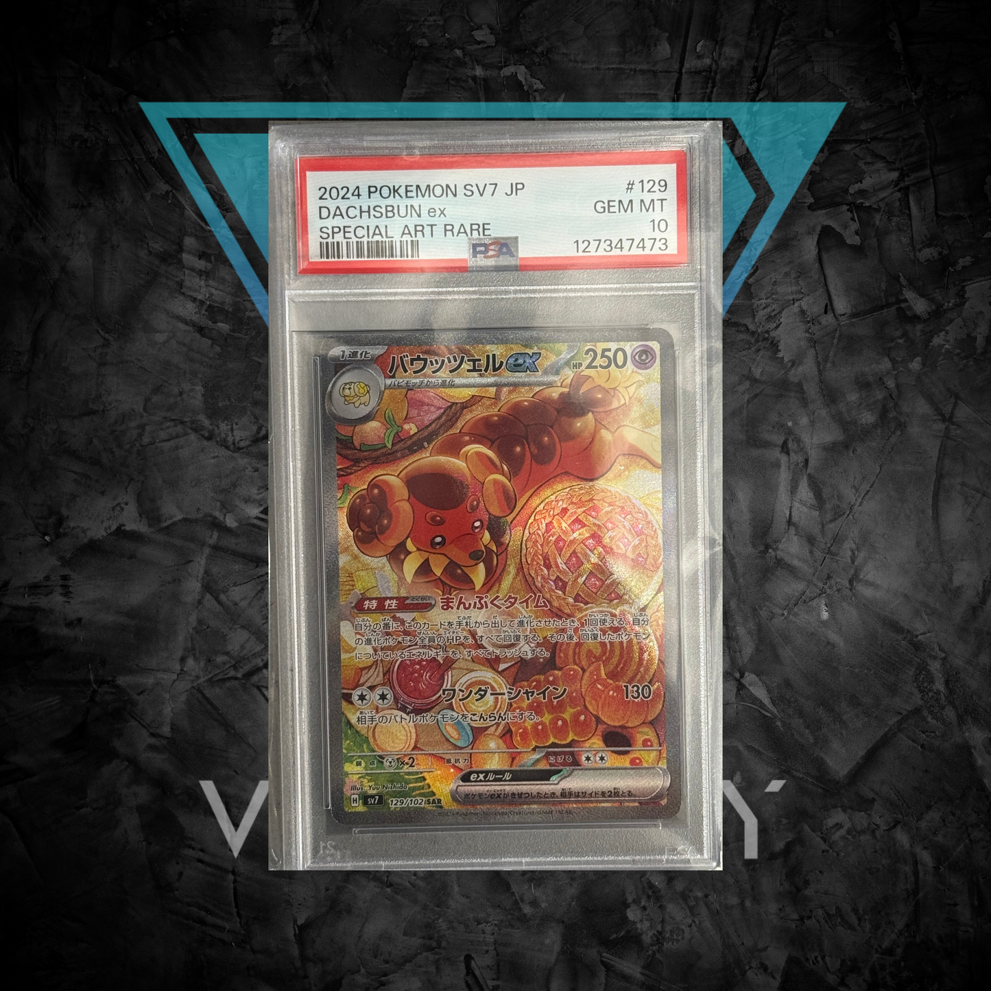 PSA: Pokémon TCG - GEM MT 10 - 2024 SV7 JP Dachsbun EX - Special Art Rare - #129