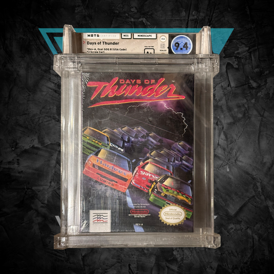 Video Games: NES - "Days of Thunder" - Wata Graded 9.4