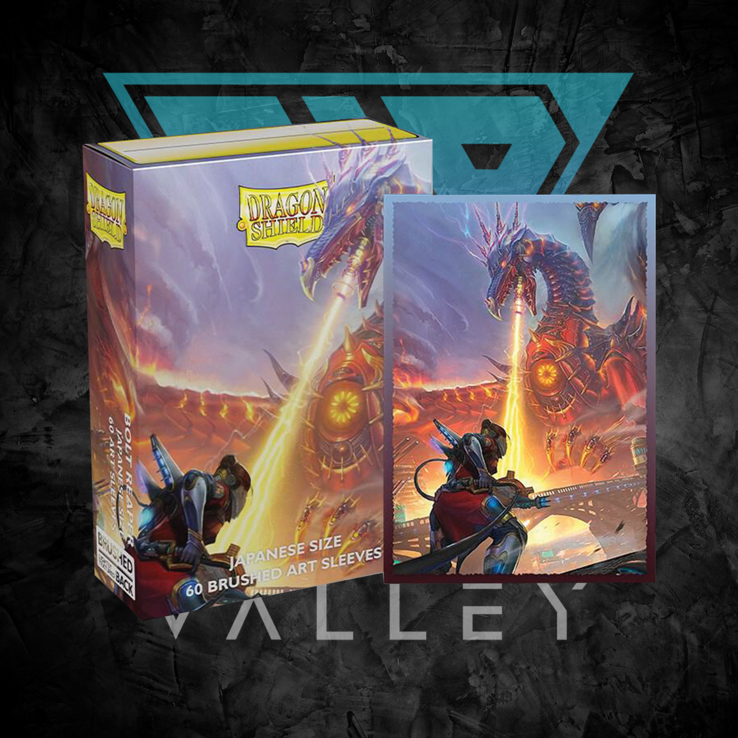 Dragon Shield Sleeves: Japanese- Brushed 'Bolt Reaper' Art, Limited Edition (60 ct.)