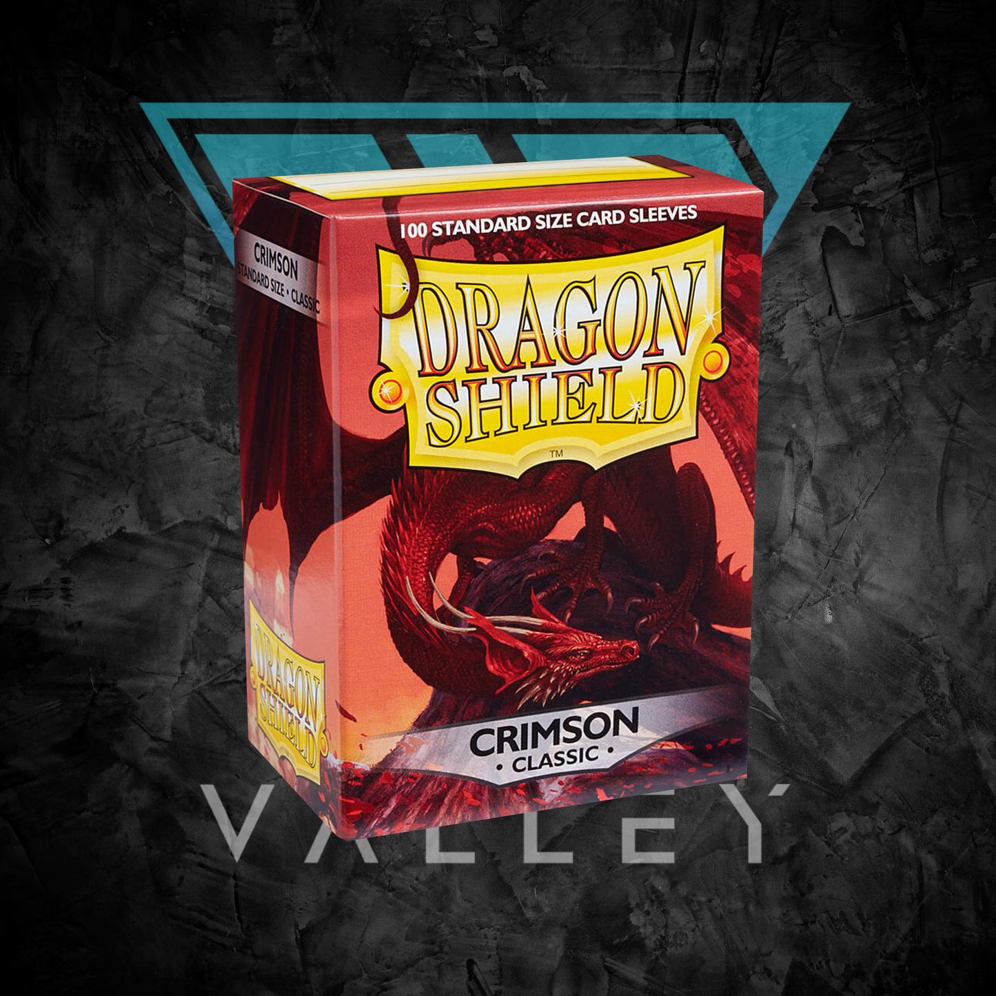 Dragon Shield Sleeves: Standard- Classic Crimson (100 ct.)