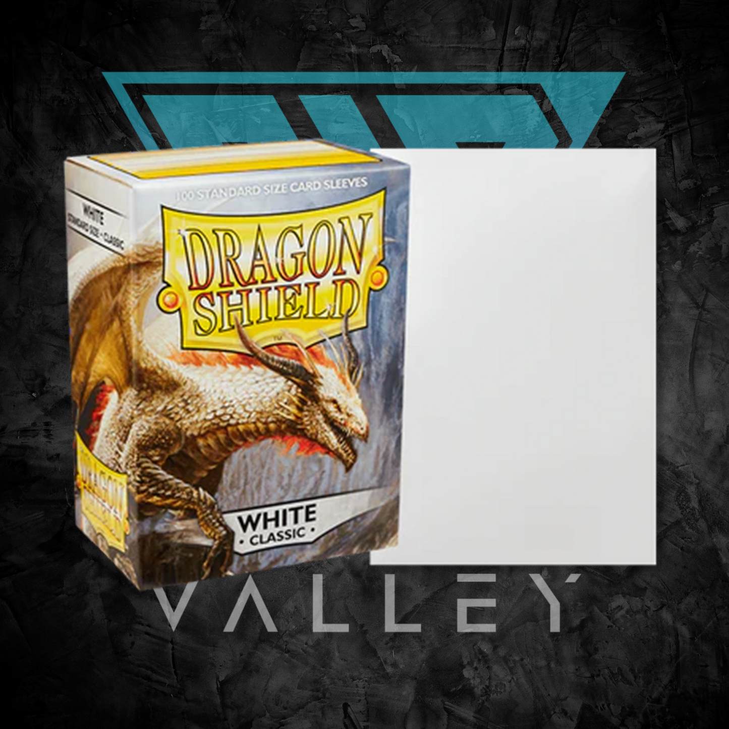 Dragon Shield Sleeves: Standard- Classic White (100 ct.)