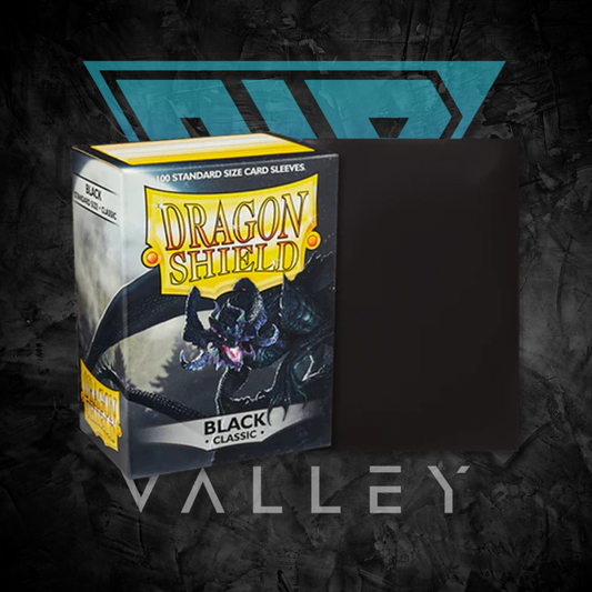 Dragon Shield Sleeves: Standard- Classic Black (100 ct.)
