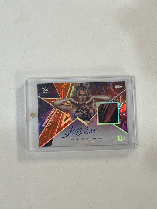 Singles: WWE cards- 2025 Topps Universe Alexa Bliss Patch Auto /25