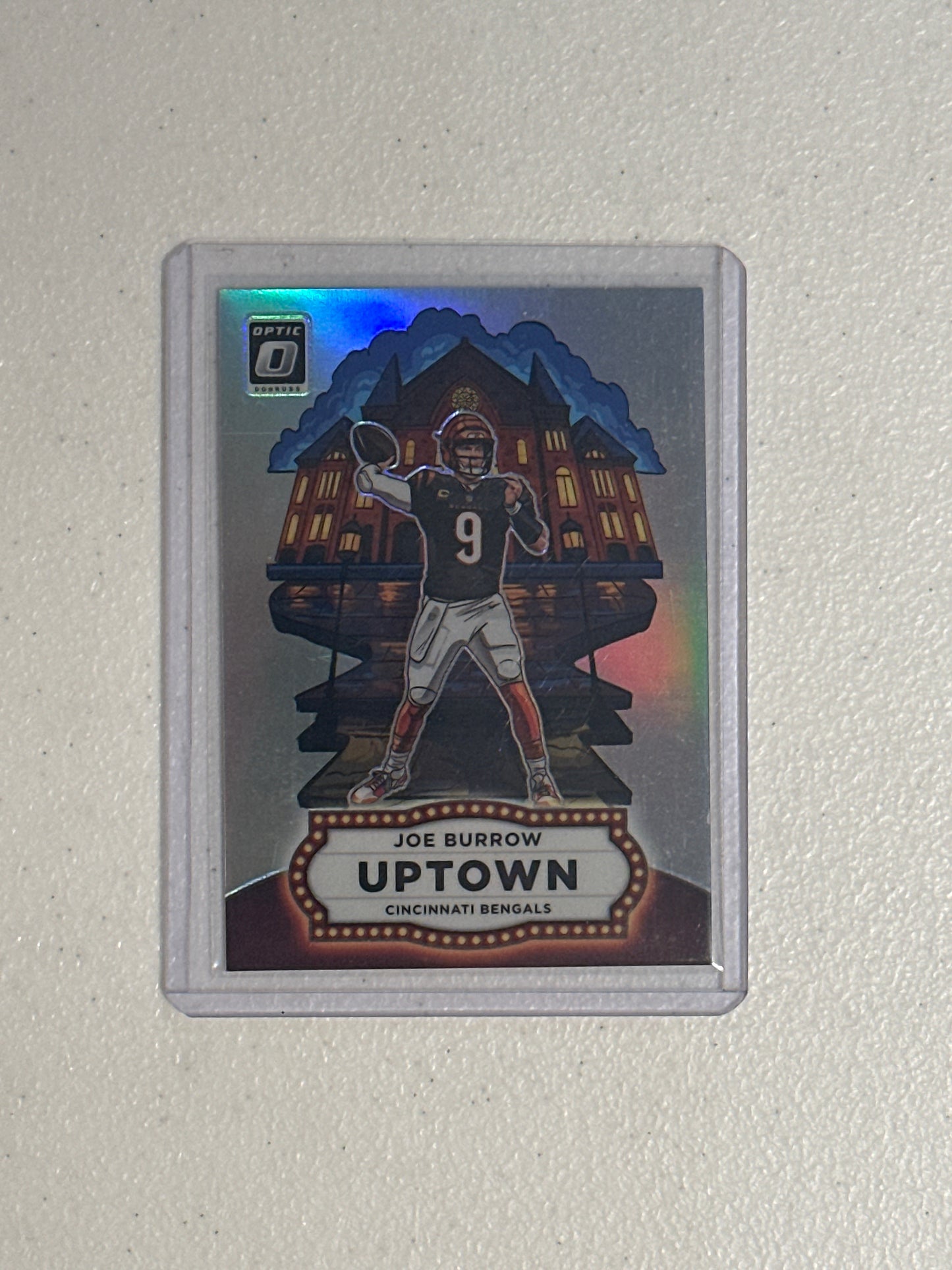Singles: Football Cards- 2025 Optic Joe Burrow Uptown SSP