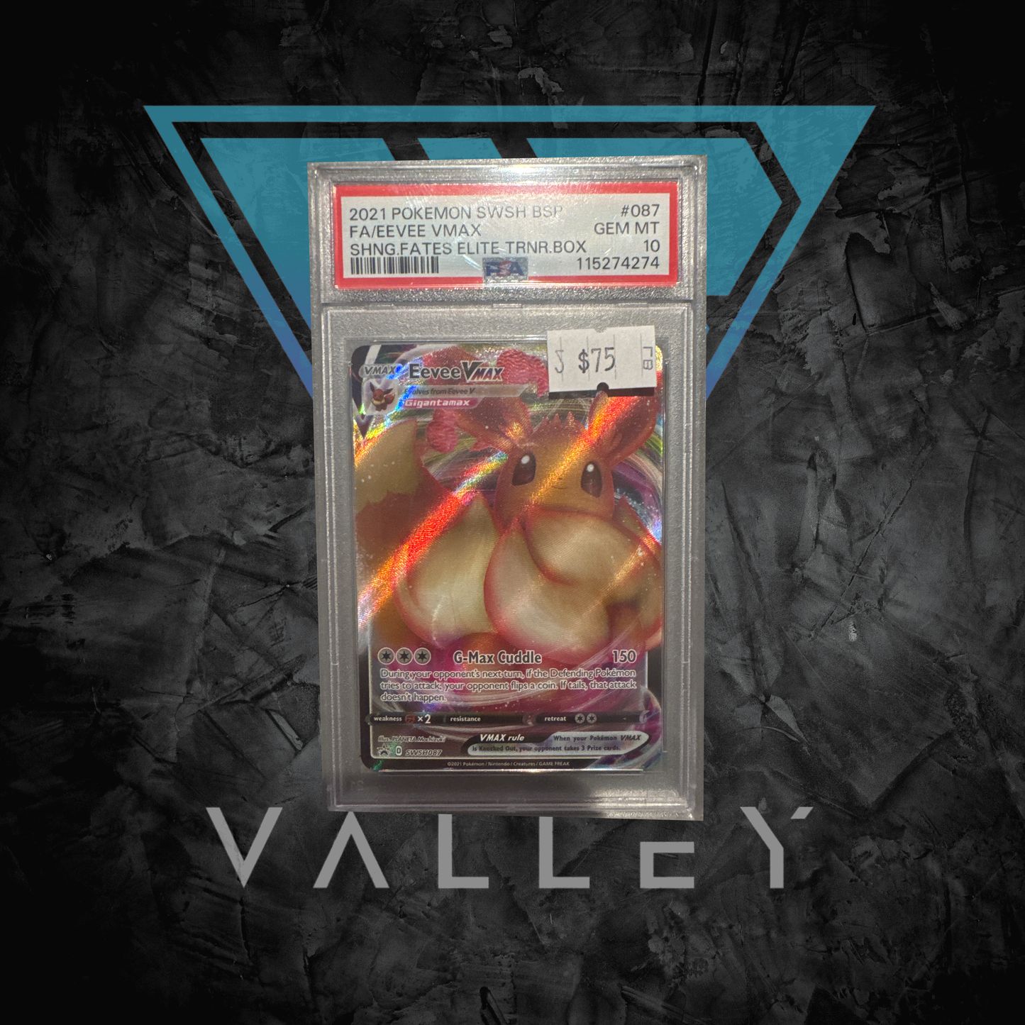 PSA: Pokémon TCG - MINT 10 - 2021 Eevee Vmax #087