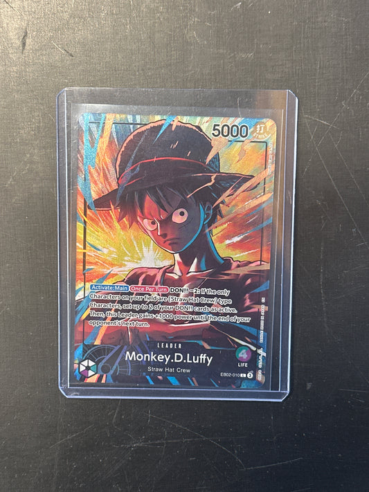 Singles: One Piece Cards- Monkey D. Luffy Playmat Version 5 Promo EB02-010