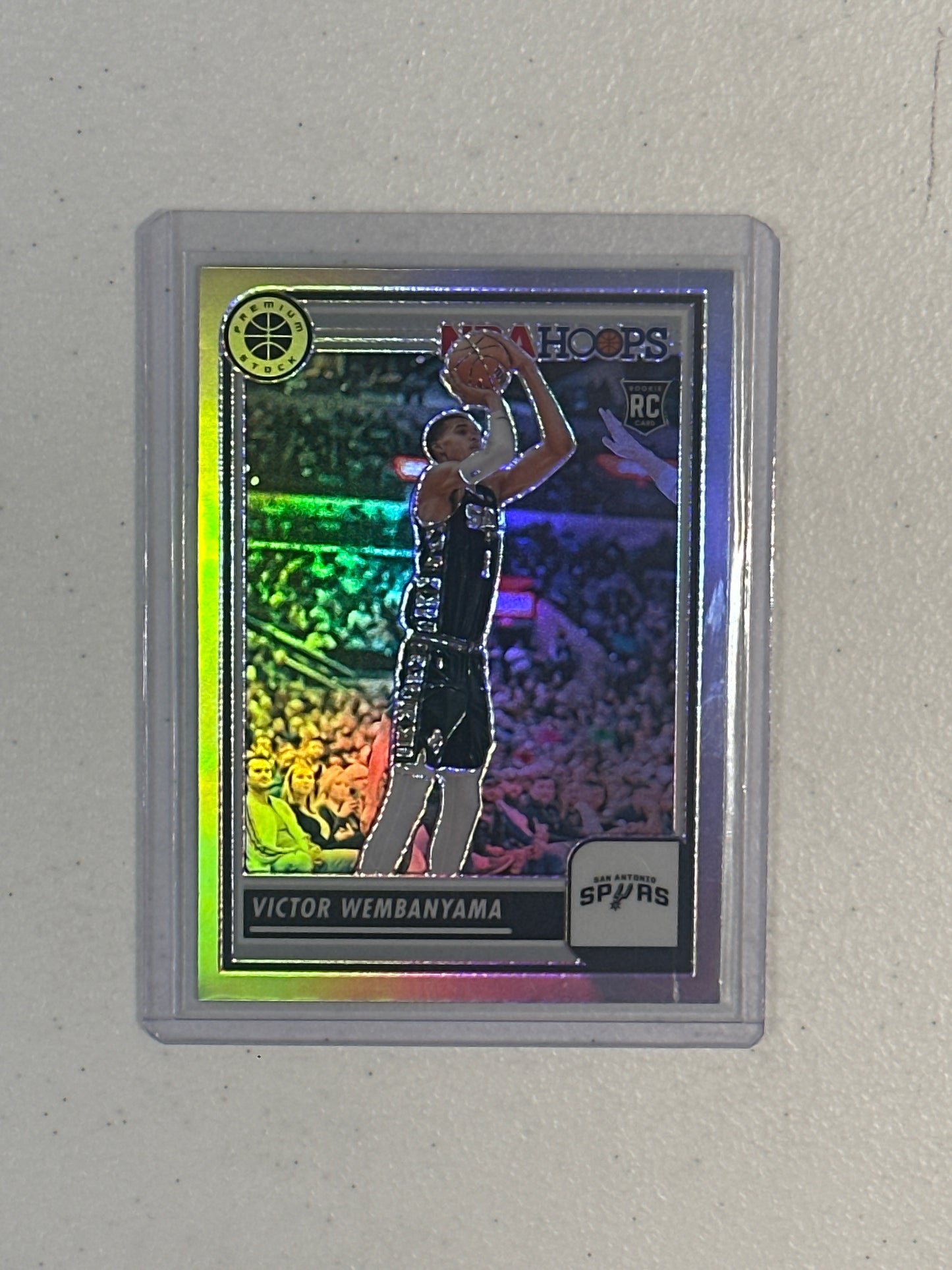 Singles: Basketball Cards- 2023 Hoops Victor Wembanyama Refractor