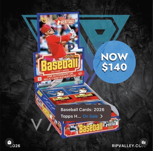Baseball Cards: 2026 Topps Heritage - Hobby Box