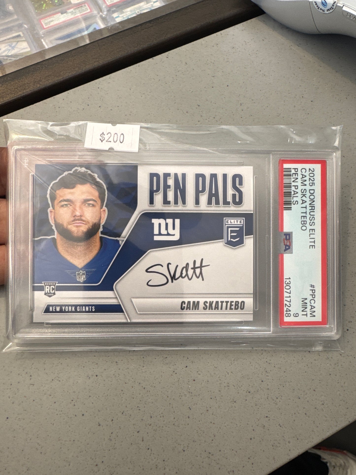 PSA: Football Cards - MINT 9 - 2025 Cam Skattebo Pen Pals Autograph