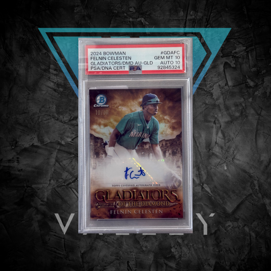 PSA: Baseball Cards - GM MT 10 AUTO 10 - 2024 Bowman Felnin Celesten Gladiator Auto