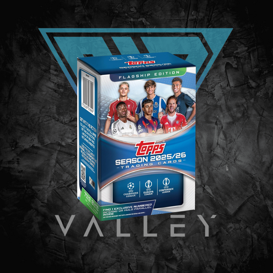 Soccer Cards: 2025-26 Topps Chrome - UEFA UCC Flagship - Blaster Box