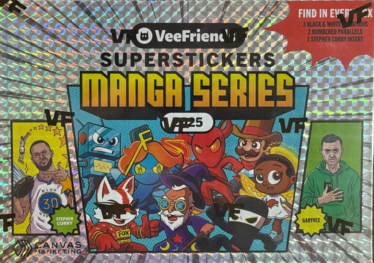 Stickers: 2025 Vee Friends Manga Sticker Hobby Box