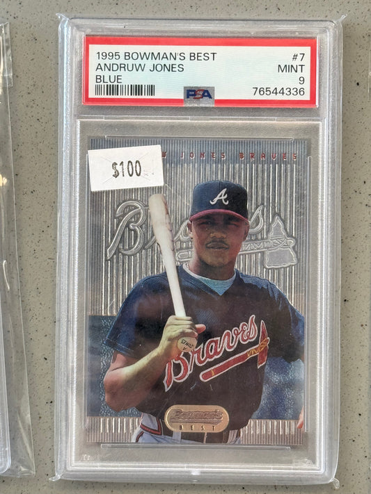 PSA: Baseball Cards - MINT 9 - 1995 Bowmans Best Andruw Jones