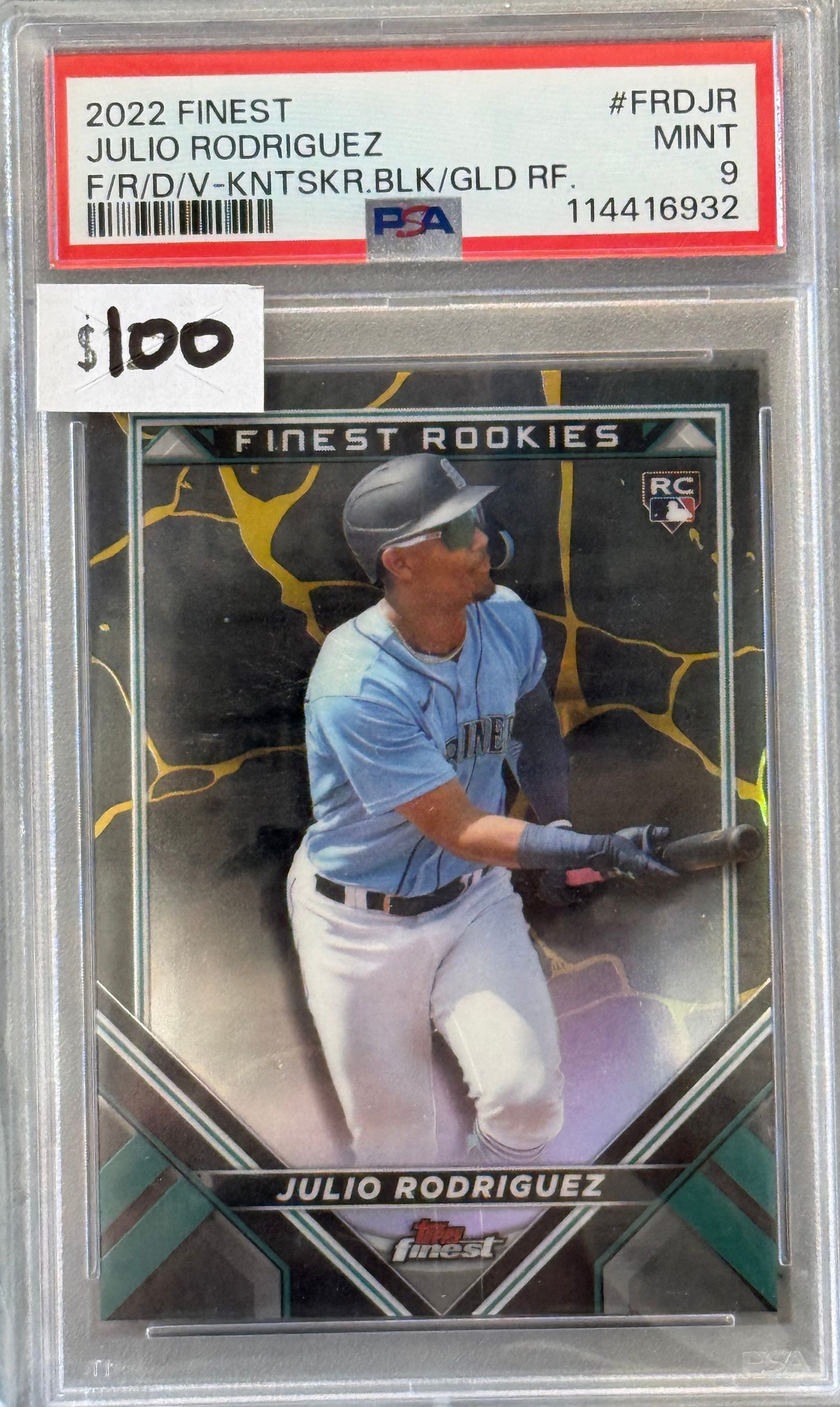 PSA: Baseball Cards - MINT 9 - 2022 Finest Julio Rodriguez Rookie
