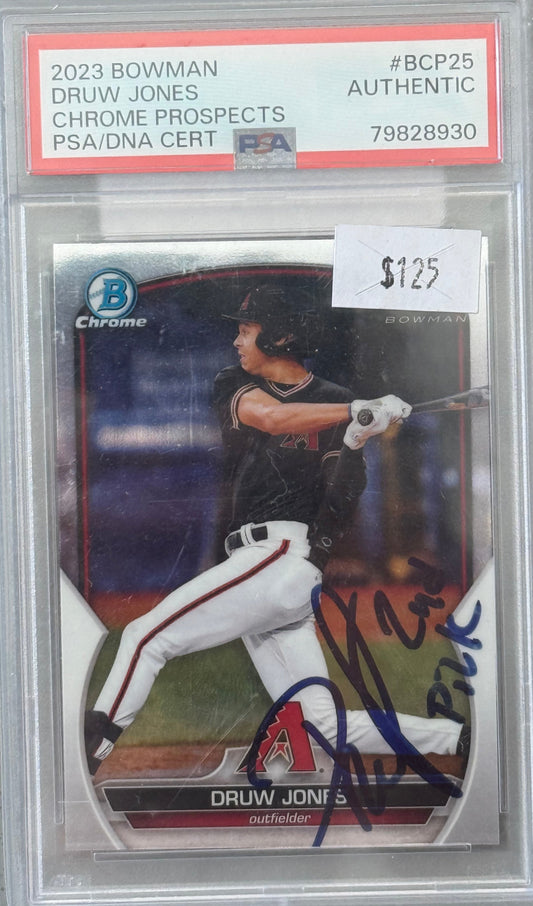 PSA: Baseball Cards - AUTHENTIC -  2023 Bowman Druw Jones
