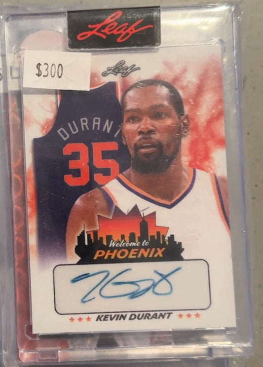 2023 Leaf Kevin Durant Welcome to Phoenix Auto 10/26