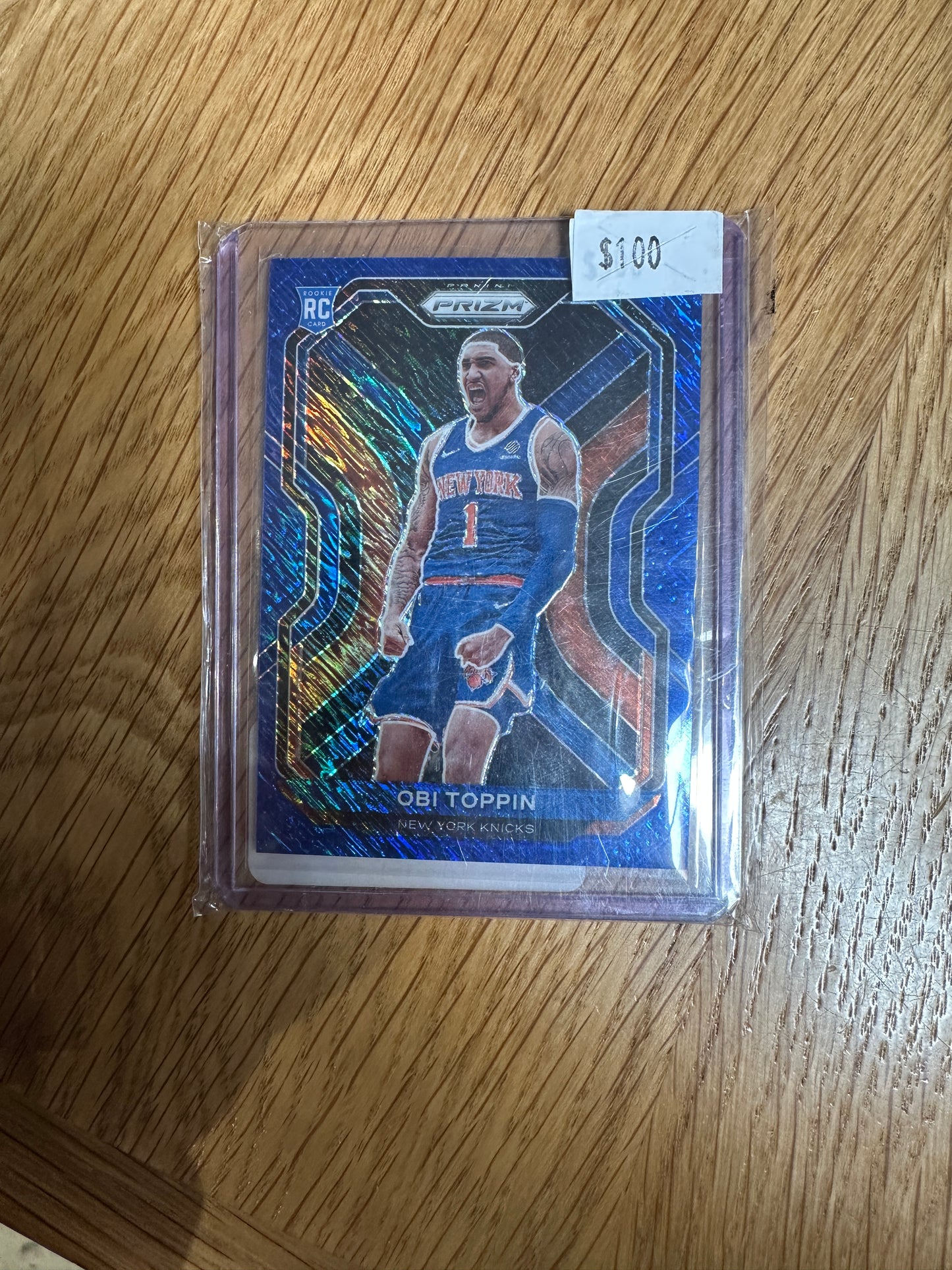 2021 Panini Prizm Obi Toppin #280 Blue Shimmer /35