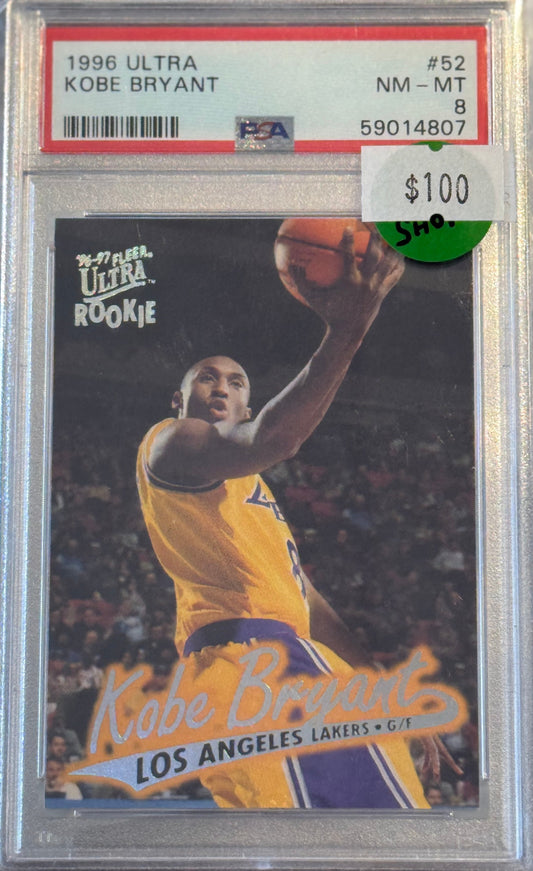 PSA: Basketball Cards - NM-MT 8 - 1996 Ultra Kobe Bryant