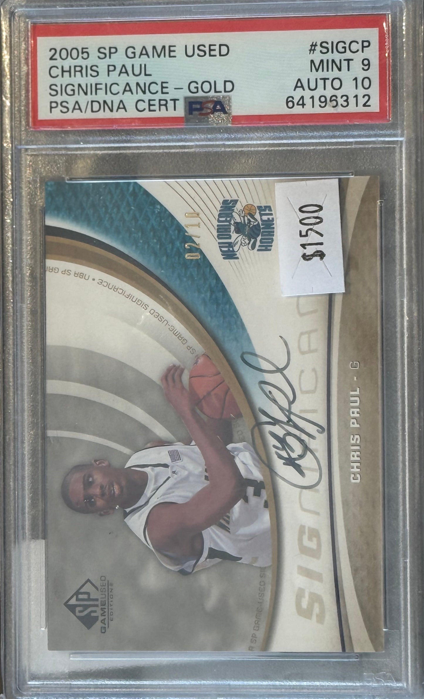PSA: Basketball Cards - MINT 9 - 2005 SP Game Used Significance  Auto Gold Chris Paul #SIGCP 2/10