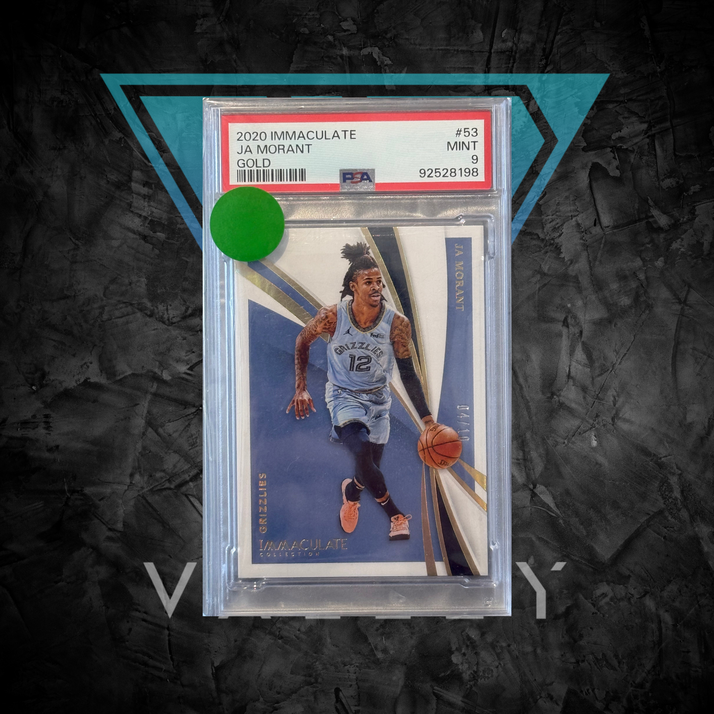 PSA: Basketball Cards - Mint 9 - 2020 Immaculate Ja Morant Gold