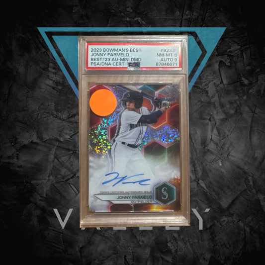 PSA: Baseball Cards - Mint 9- 2023 Jonny Farmelo Bowman’s Best Auto /25