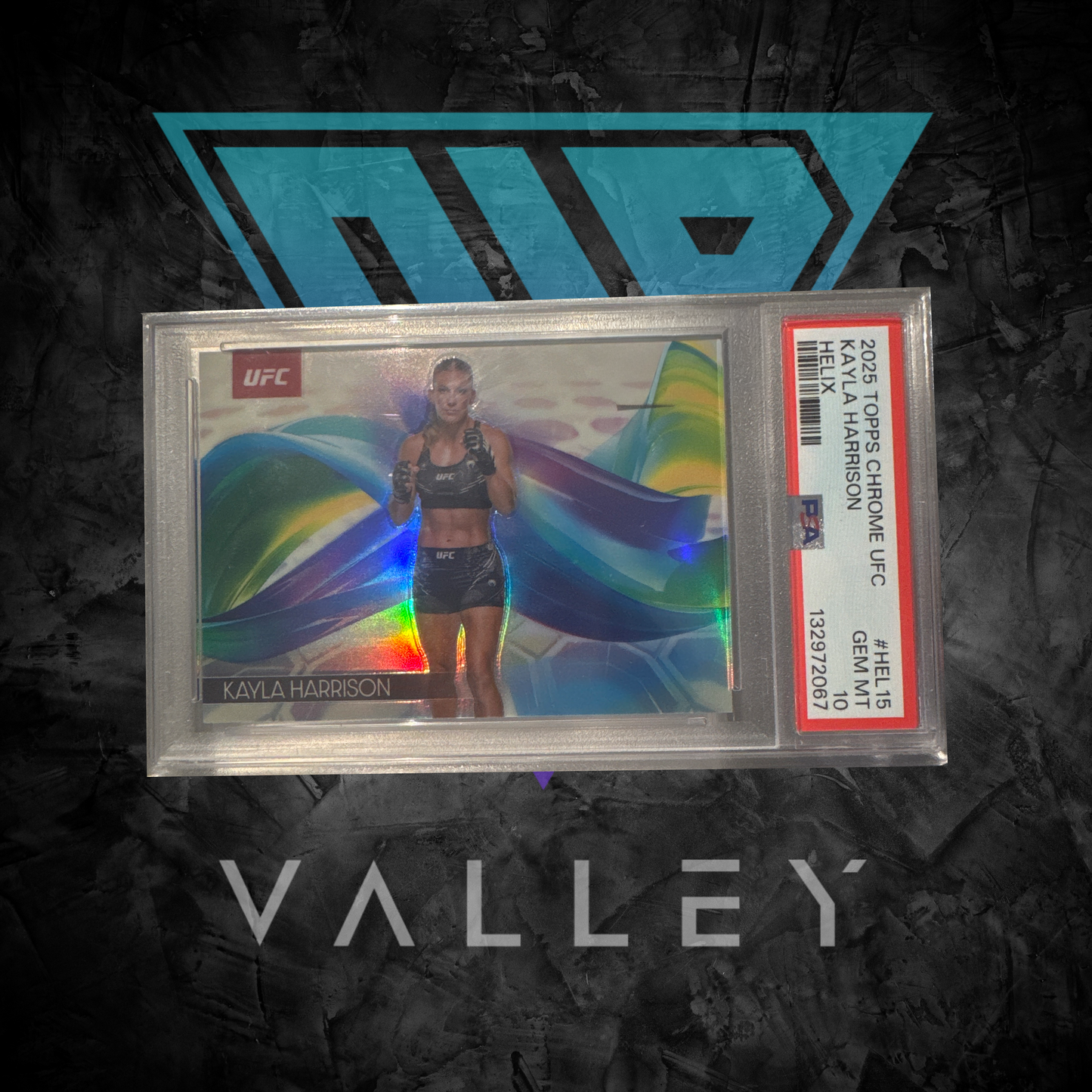 PSA: UFC- GEM MINT 10 - Kayla Harrison Helix UFC Topps Chrome