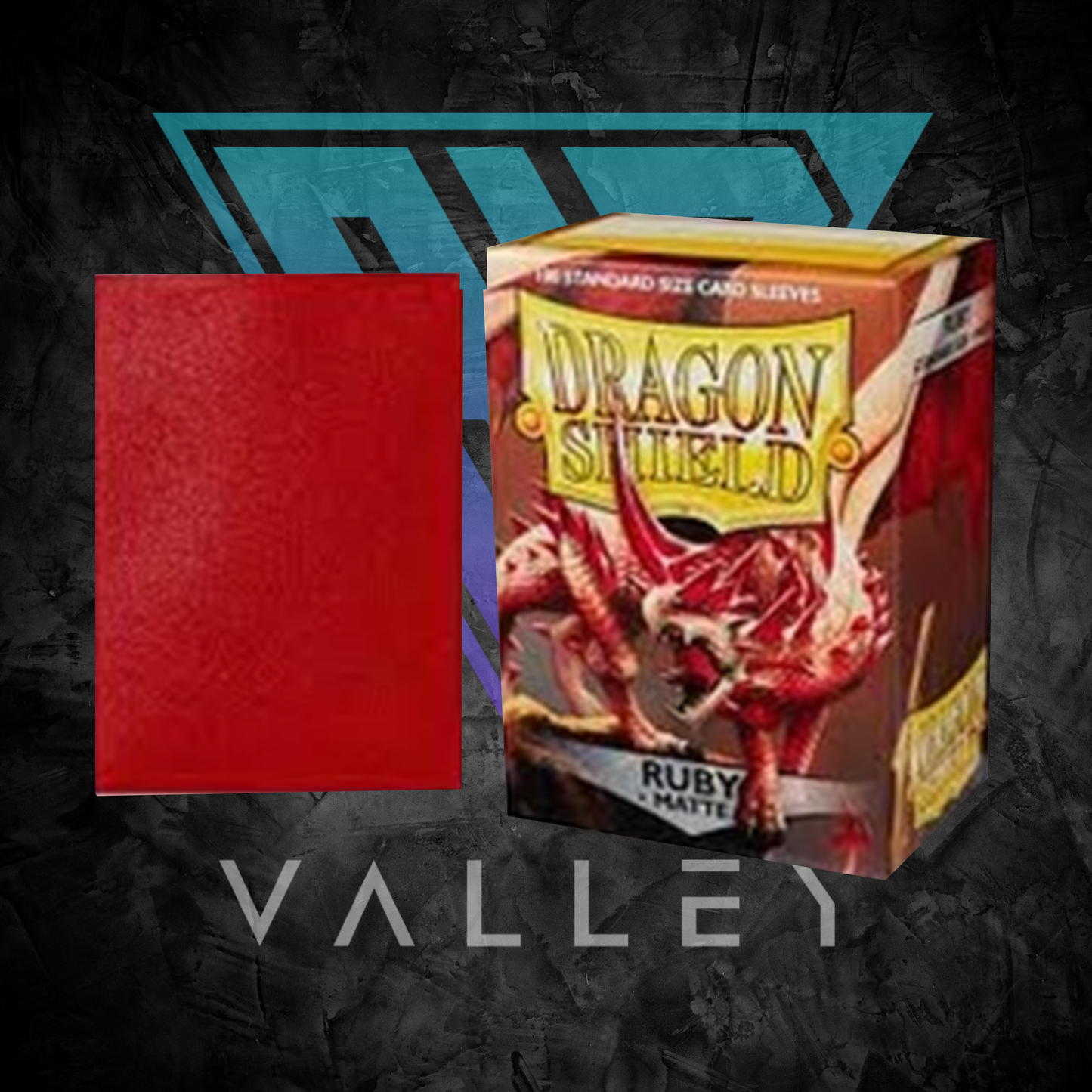 Card Sleeves: Standard – Matte: Dark Ruby (100 ct.)