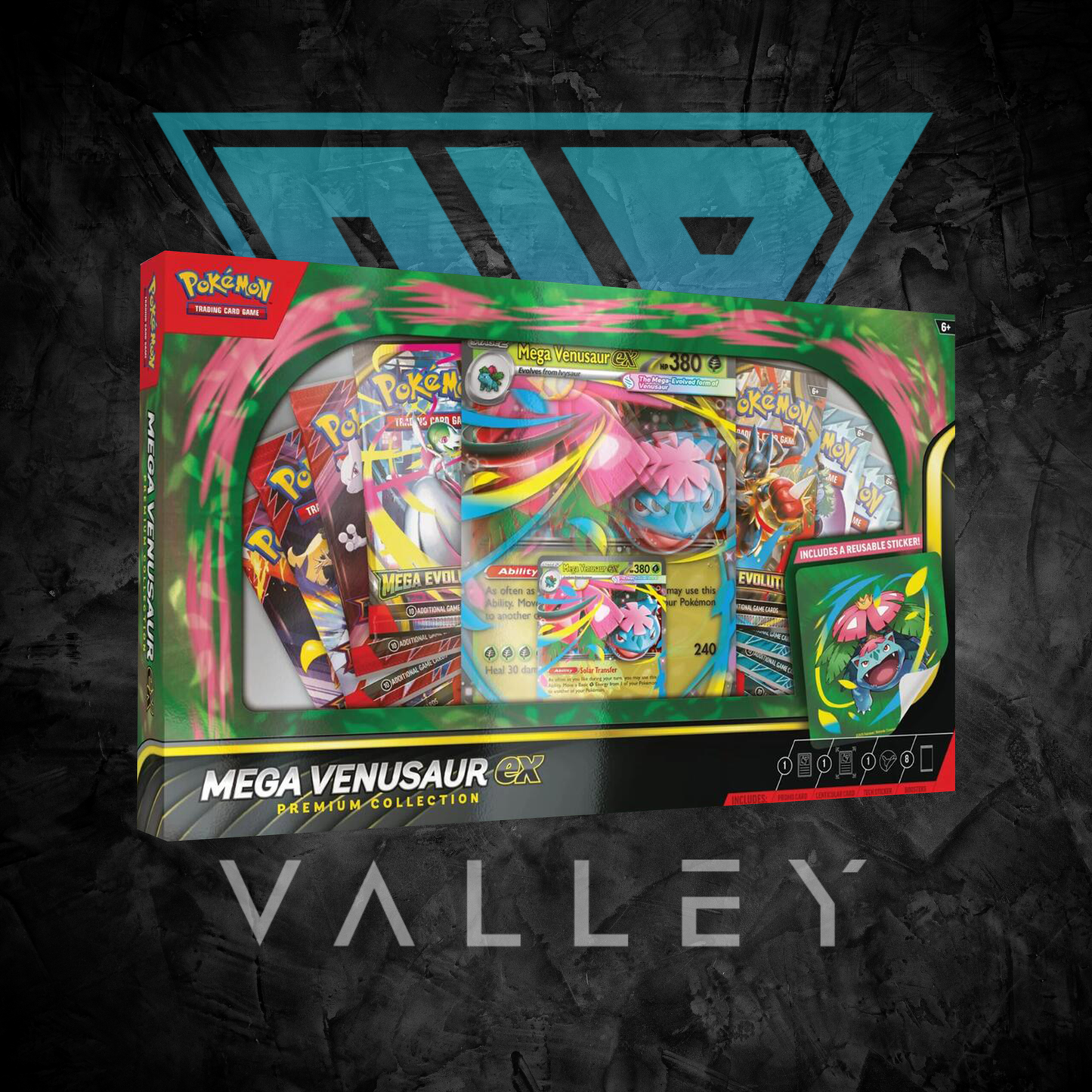 Pokémon TCG: Mega Venusaur Ex - Collection Box