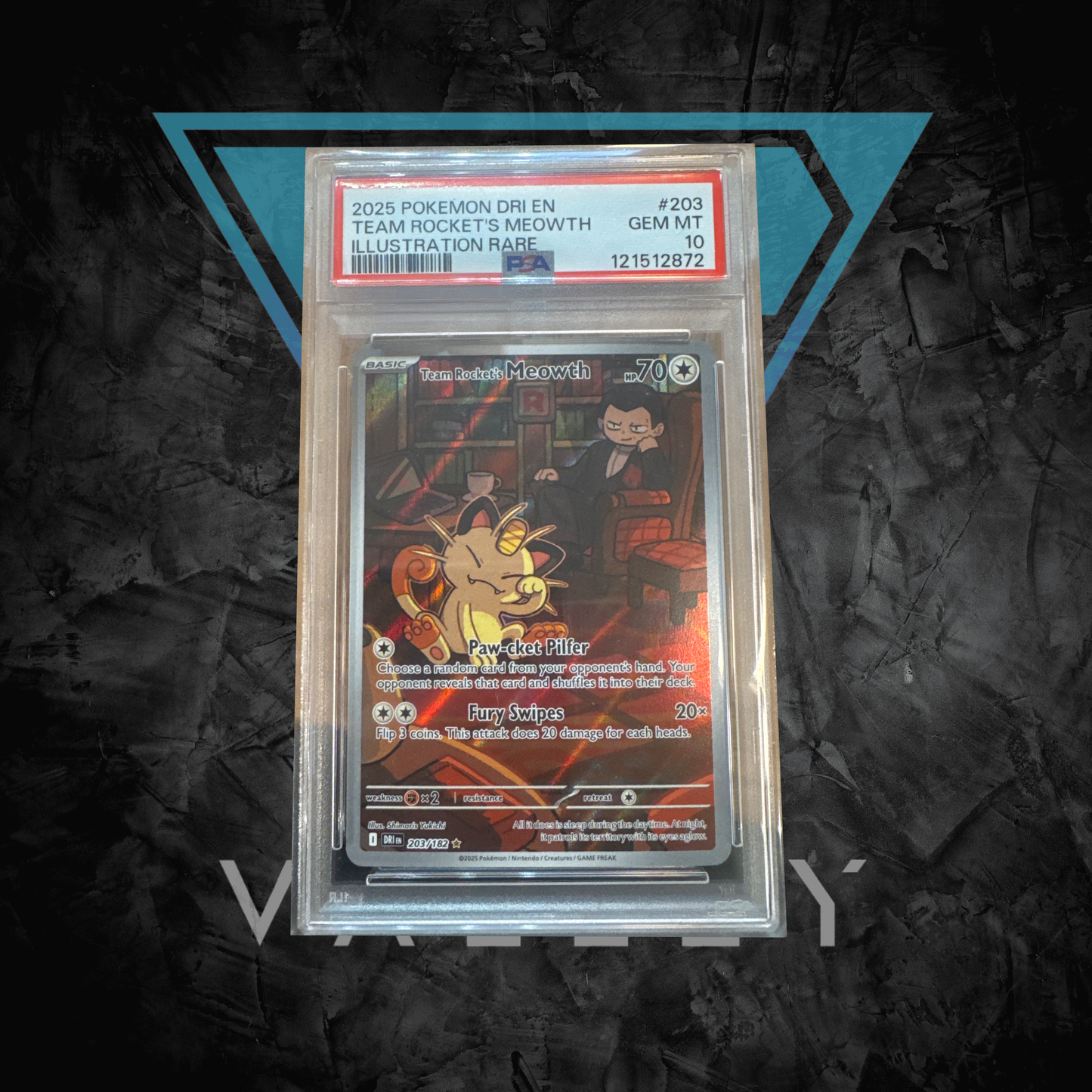 PSA: Pokémon TCG - MINT 10 - 2025 Team Rocket’s Meowth