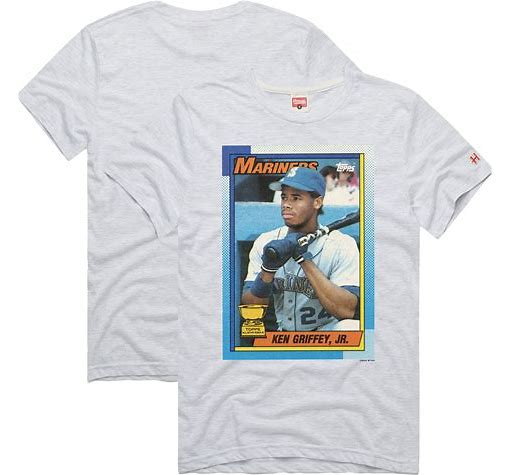 Sports Apparel: Topps 1990 Ken Griffey Jr – T-Shirt (by Mitchell & Ness)