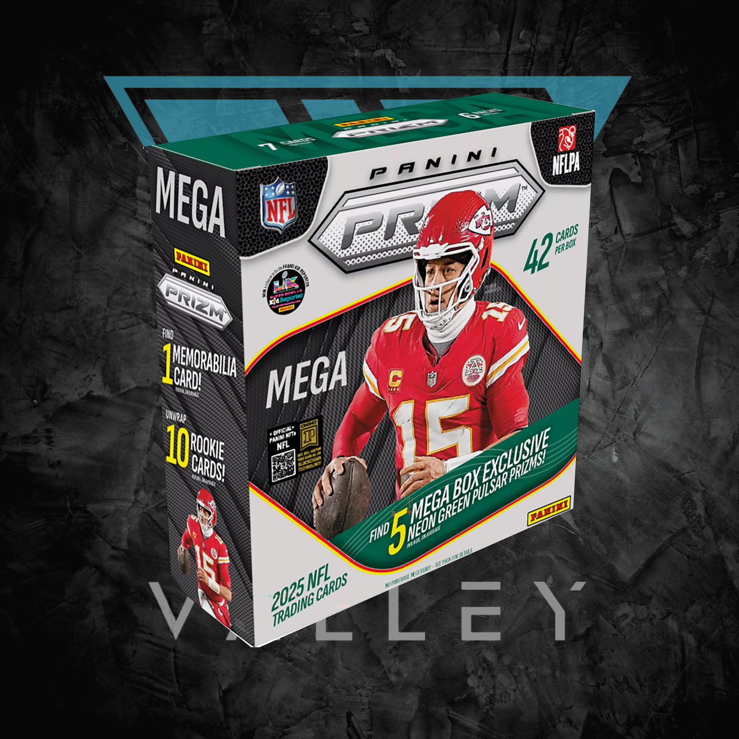 Football Cards: 2025 NFL Panini Prizm - Retail Mega Box