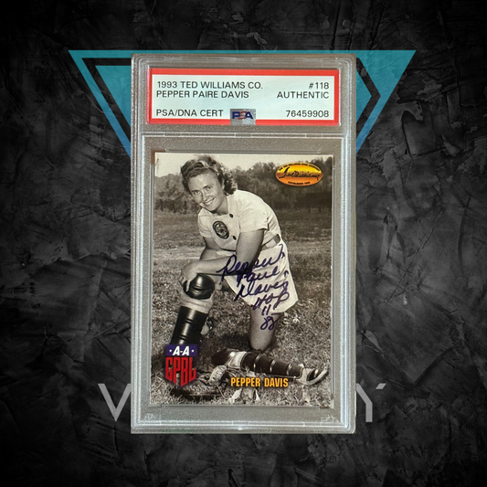 PSA: Baseball Cards - AUTHENTIC - 1993 Ted Williams Co. Pepper Paire Davis PSA/DNA Cert - #118