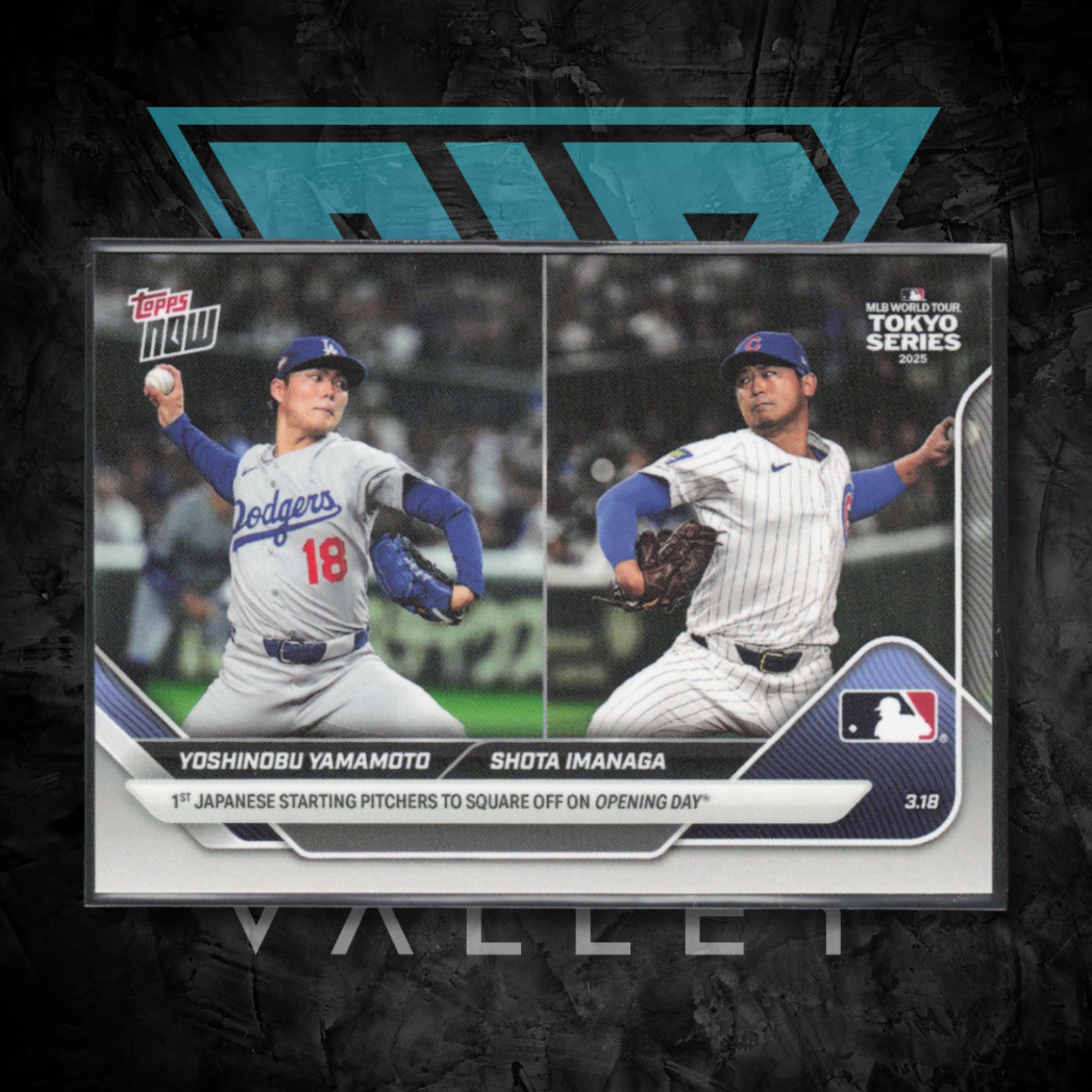 Baseball Cards: 2025 Topps Now - MLB Tokyo Series Singles Bundle #2 (Yamamoto & Imanaga)