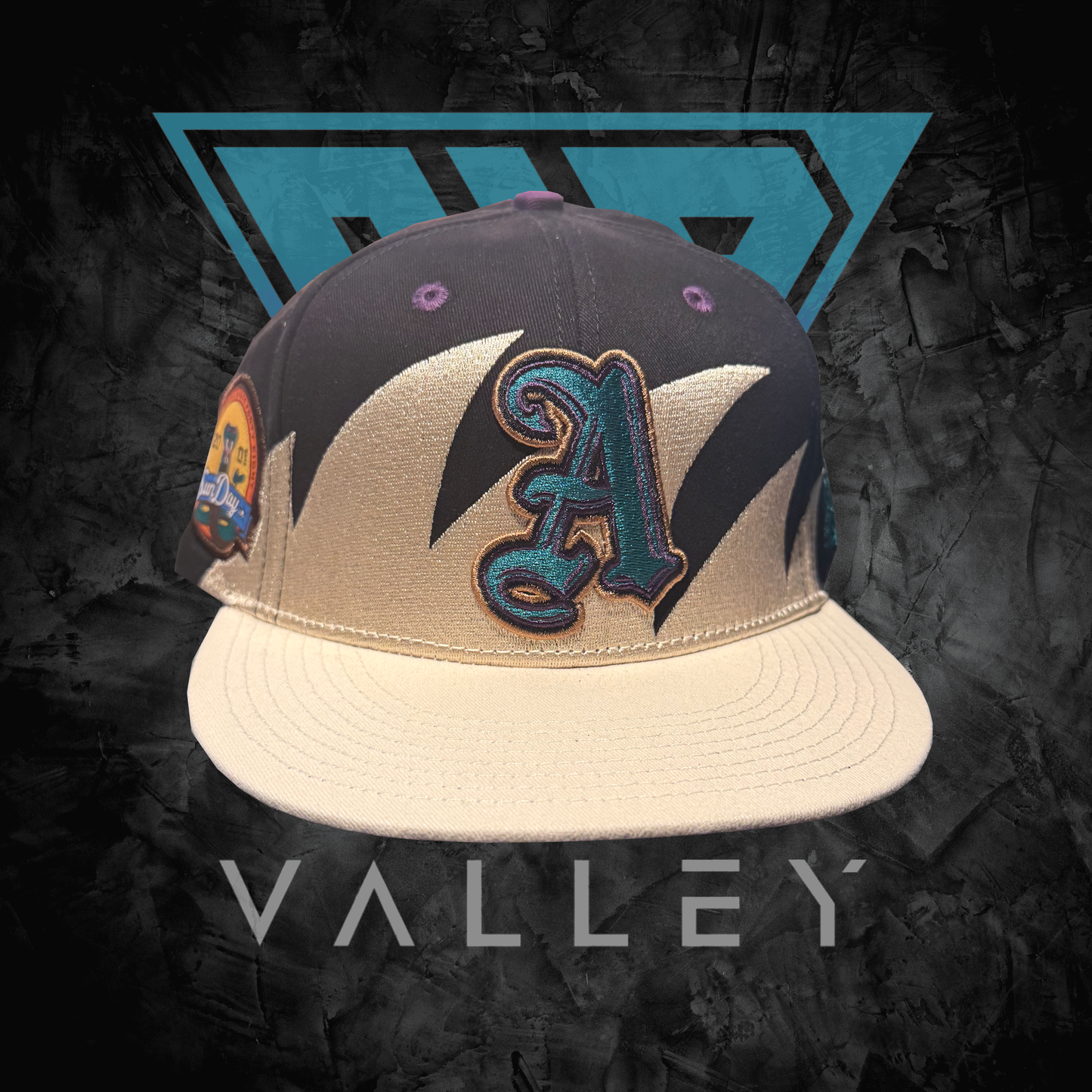 Apparel: State 48 - Snapback Hat "Almighty Sun Day" - Cream & Black