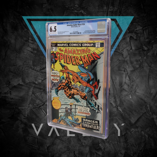 Comic Books: The Amazing Spider-Man #134 – Marvel Comics (July 1974) – CGC 6.5