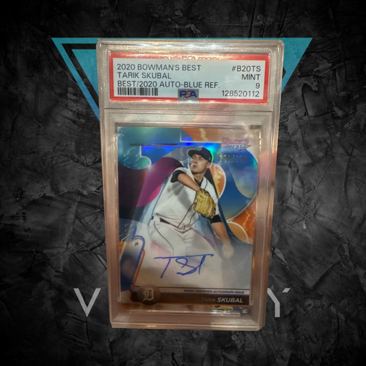PSA Baseball Cards - PSA 9- 2020 Bowman’s Best Tarik Skubal Auto /150