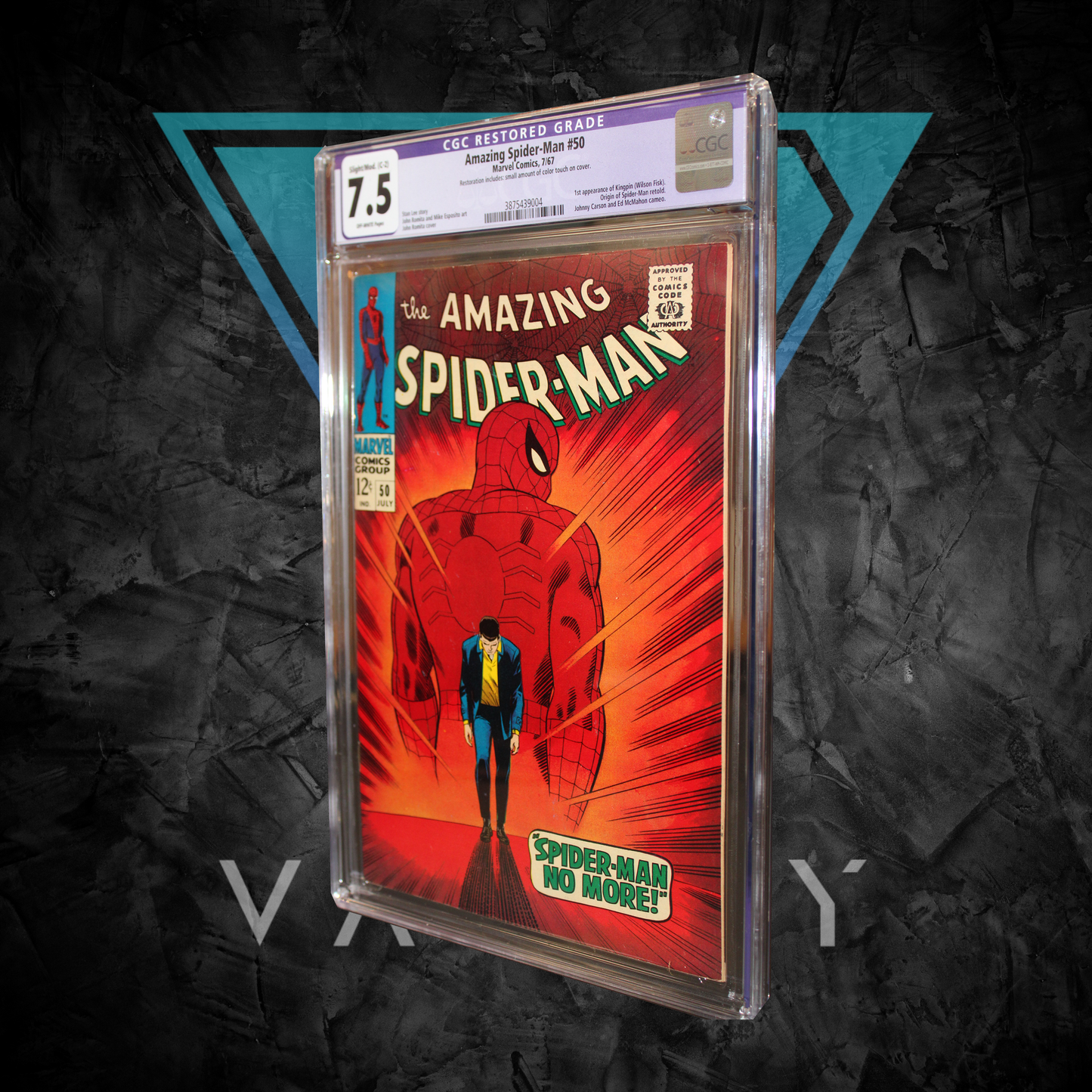 Comic Books: The Amazing Spider-Man #50 – Marvel Comics (1967) – CGC 7.5 Restored Grade