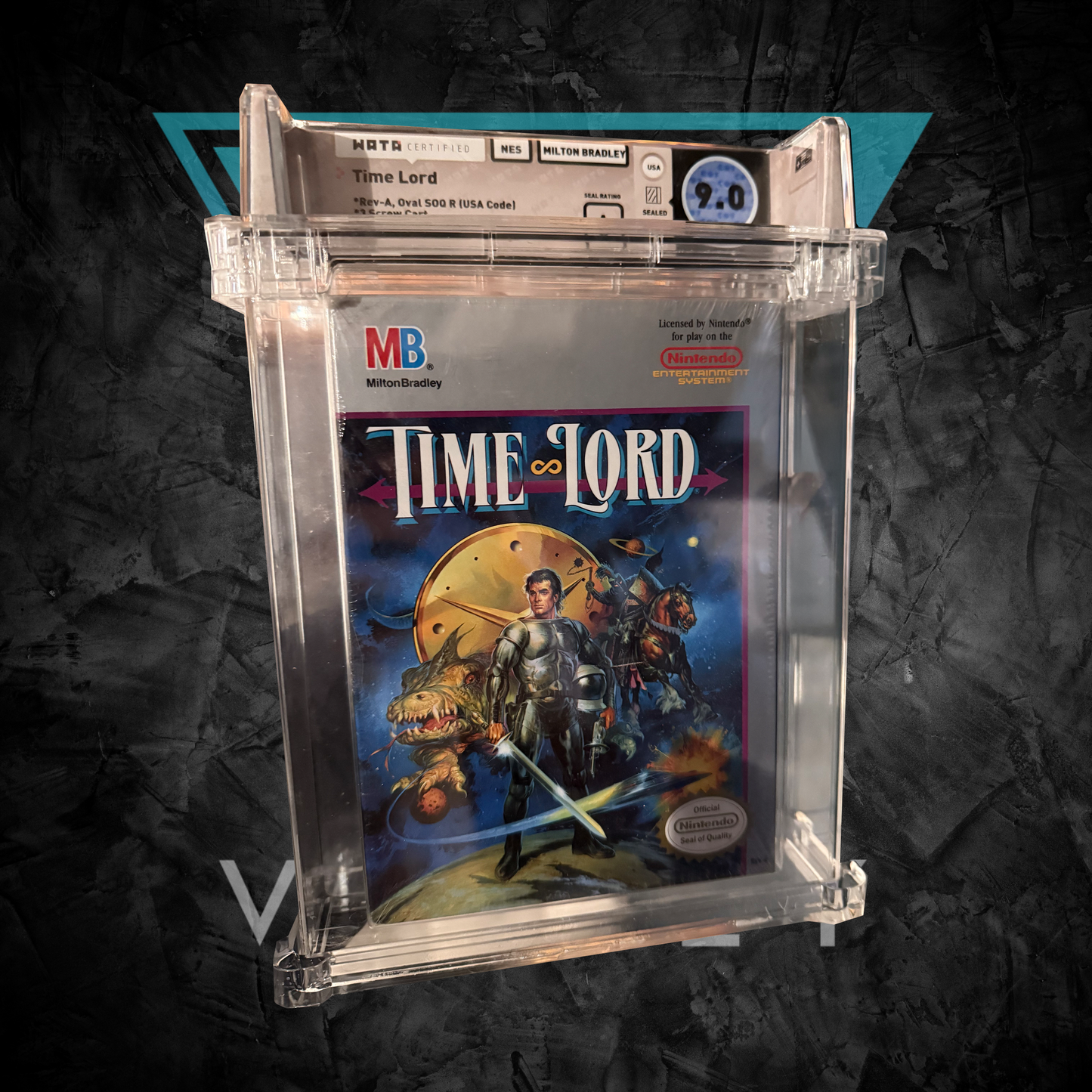 Video Games: 1990 Time Lord – Milton Bradley NES – WATA Graded 9.0