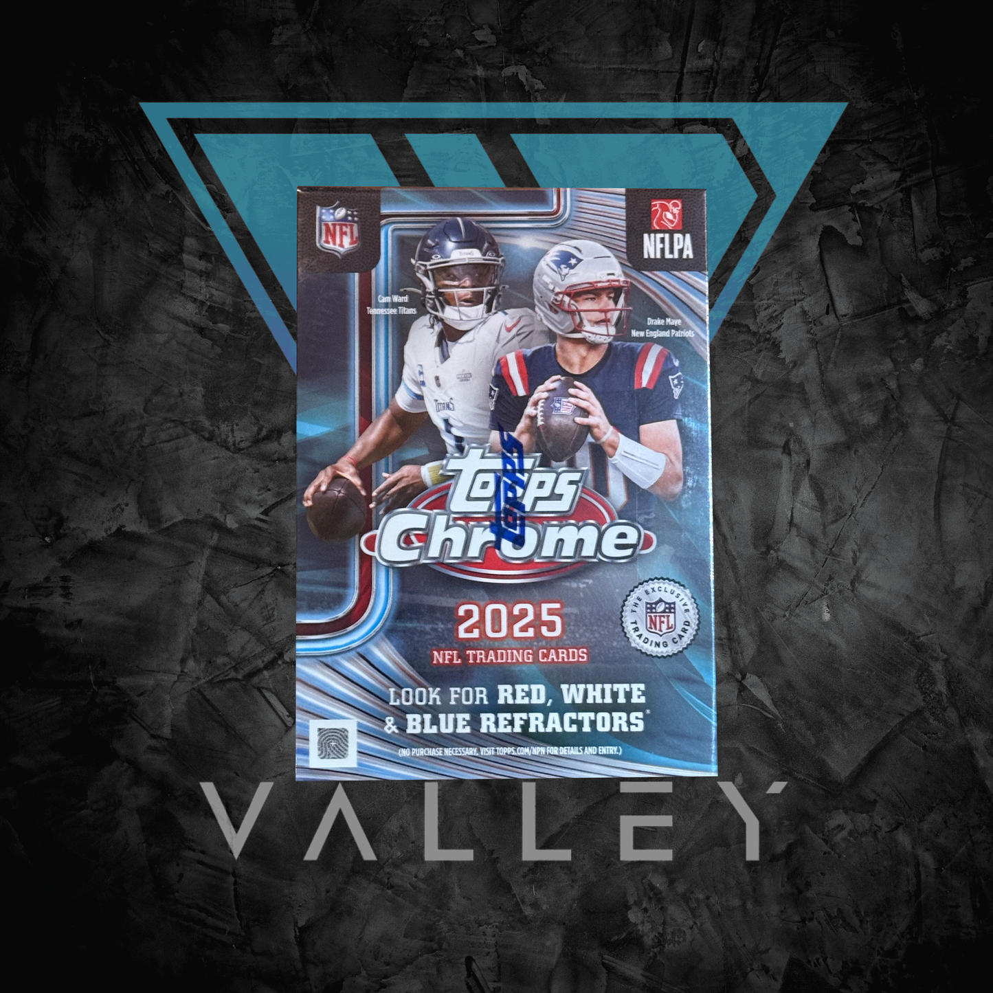 Football Cards: 2025 Topps Chrome Football - Blaster Box
