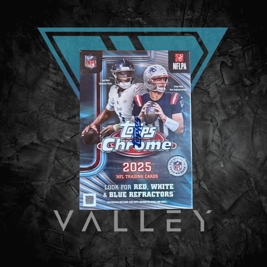 Football Cards: 2025 Topps Chrome Football - Blaster Box