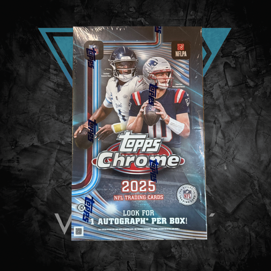 Football Cards: 2025 Topps Chrome Football - Hobby Box