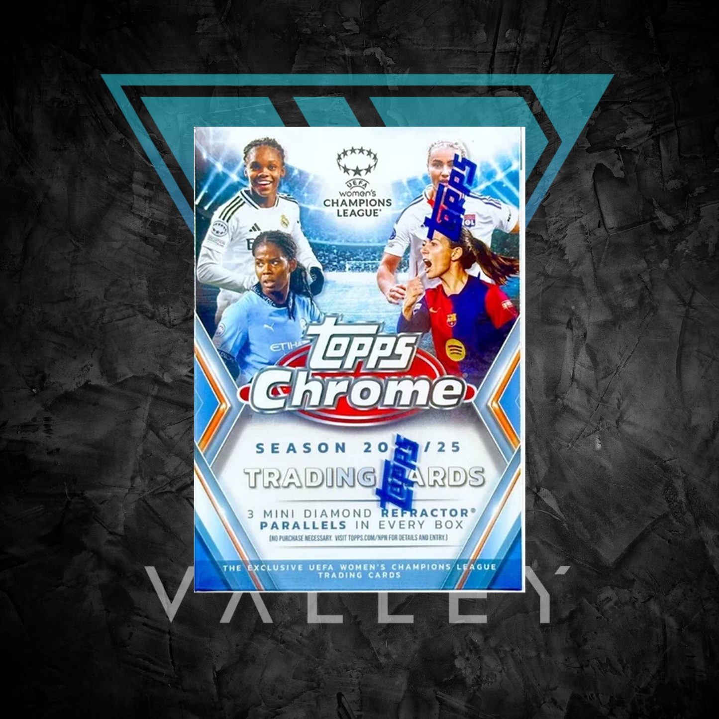 Soccer Cards: 2024-25 Topps Chrome - UEFA Womens - Blaster Box