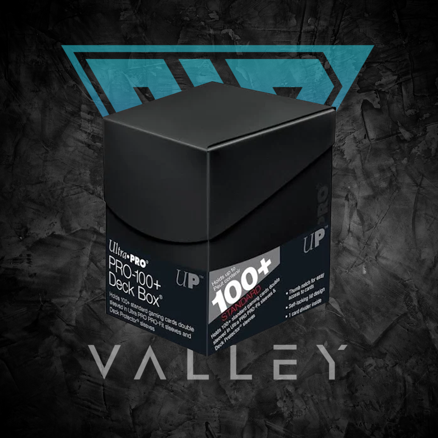 Deckbox: Ultra•PRO - 2-Piece Eclipse: Jet Black (100+)