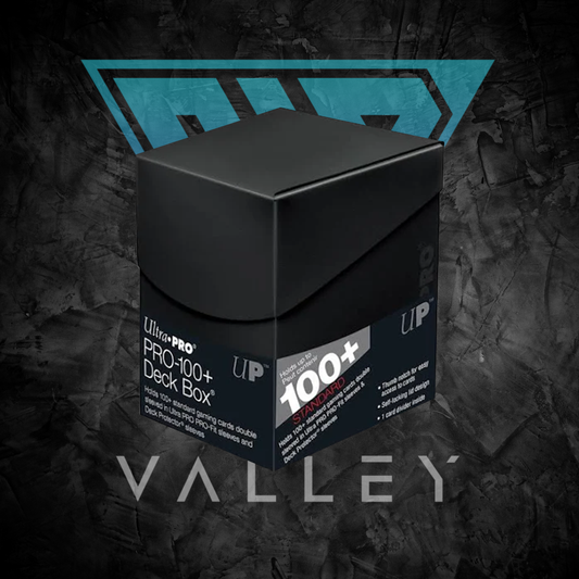Deckbox: Ultra•PRO - 2-Piece Eclipse: Jet Black (100+)
