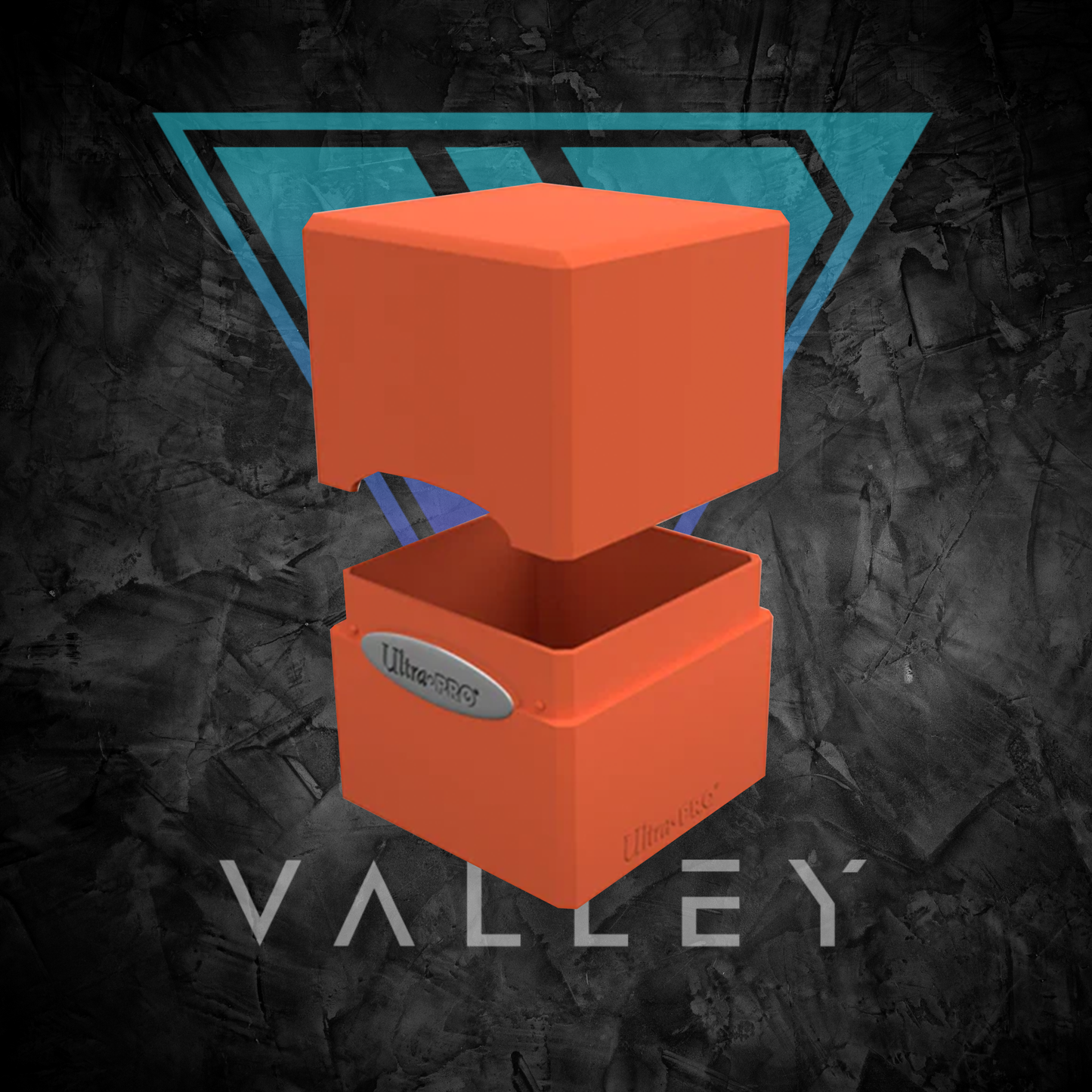 Deckbox: Satin Cube - Solid Orange Pumpkin (100+)