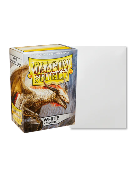 Dragon Shield Sleeves: Standard- Classic White (100 ct.)