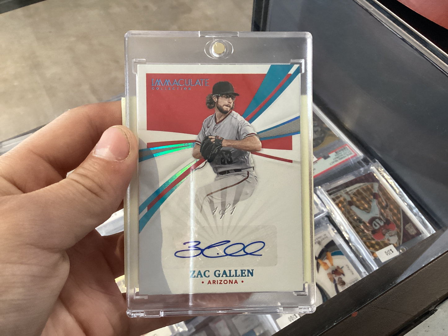 2021 Panini Immaculate Zac Gallen 1/1 auto