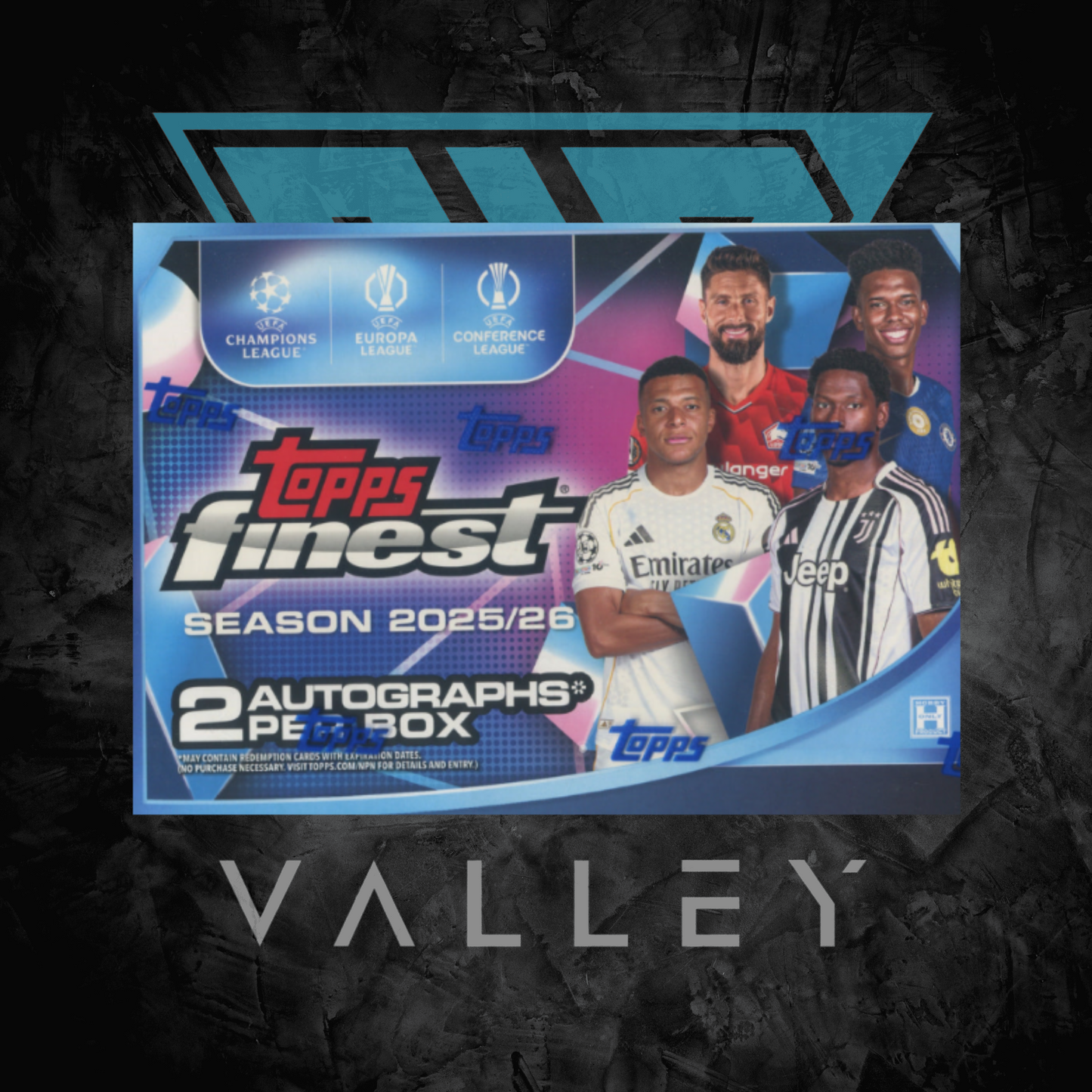 Soccer Cards: 2025-26 Topps Finest UEFA Soccer - Hobby Box