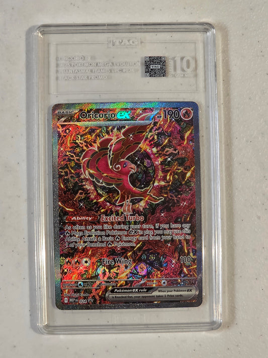 PSA: Pokemon Cards- 2025 Pokemon Oricorio ex Black Star Promo TAG 10