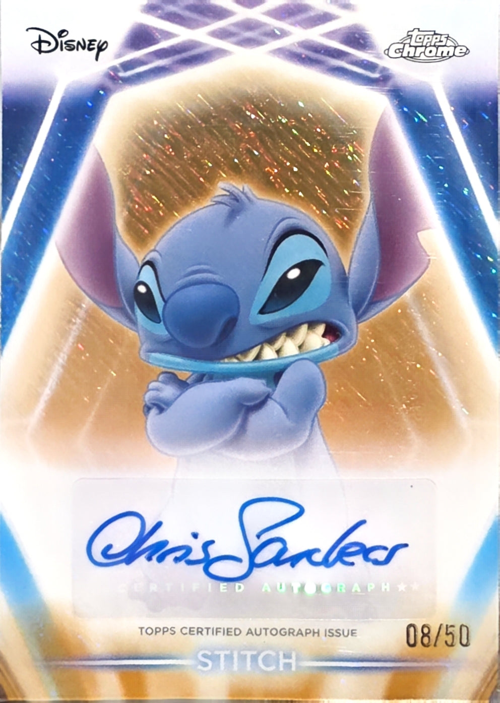 Singles: 2025 Disney Topps - Stitch Auto /50